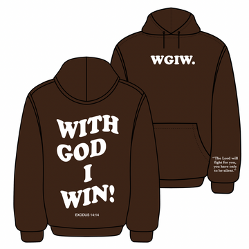 Chocolate Puff Print WGIW Hoodie