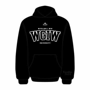 WGIW University Hoodie - Black