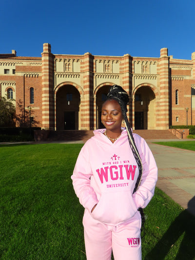 WGIW University Hoodie - Pink