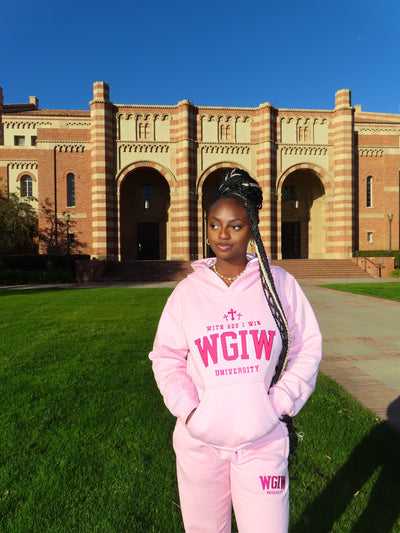 WGIW University Hoodie - Pink