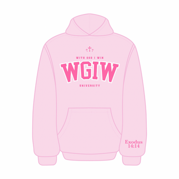 WGIW University Hoodie - Pink