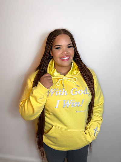 Baby Yellow Satin Lined WGIW Hoodie