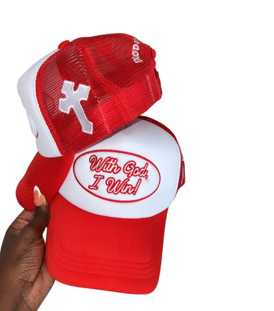 Red WGIW Trucker Hat