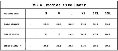 White Satin Lined WGIW Hoodie