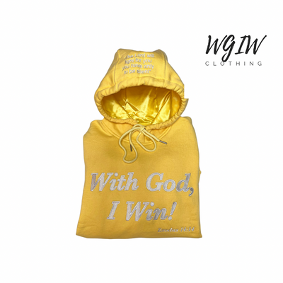 Baby Yellow Satin Lined WGIW Hoodie