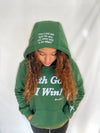 Green Satin Lined WGIW Hoodie