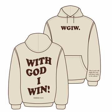 Cream Puff Print WGIW Hoodie