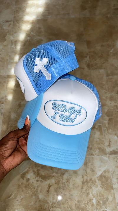 Baby Blue WGIW Trucker Hat
