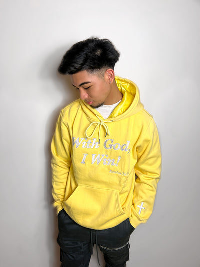 Baby Yellow Satin Lined WGIW Hoodie